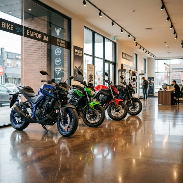 Showroom de motos A2 sin limitar: Honda CB500F, Kawasaki Z400 y Yamaha MT-03