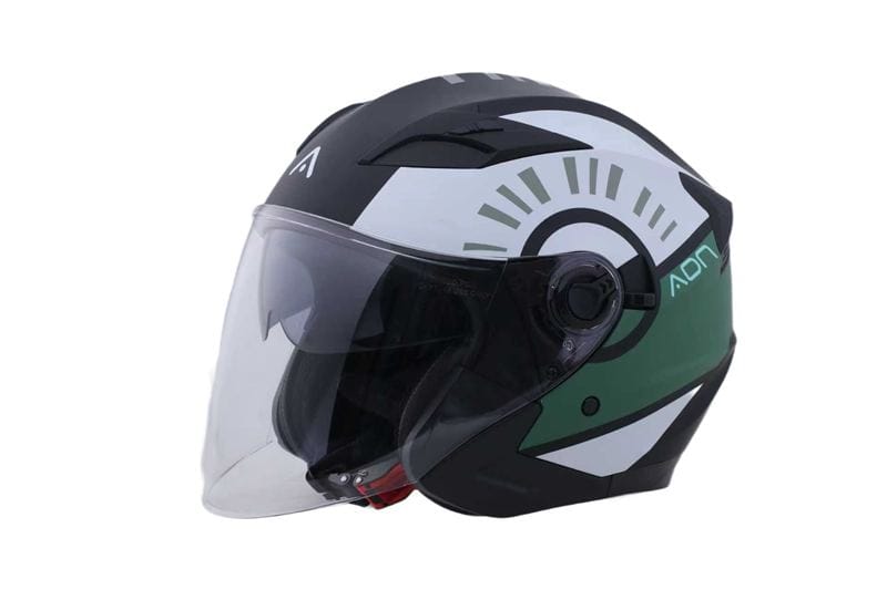 Casco Jet ADN Cosmo Pulse Verde Vivace