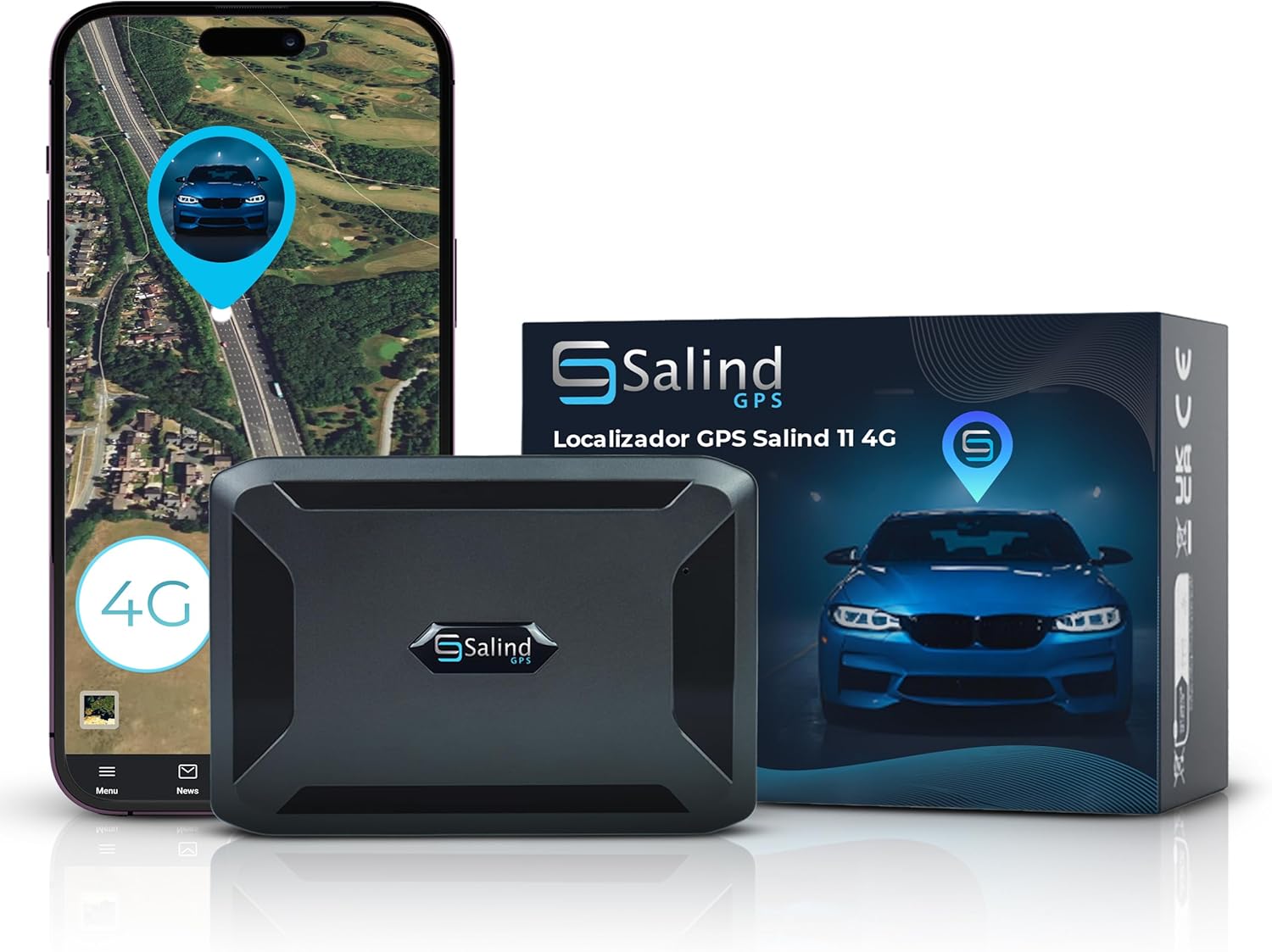 Salind 11 4G — Localizador GPS Antirrobo para Moto